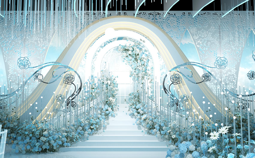 乌兰釡香烙馍村水晶厅效果展示